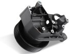 Holley Short Spacer Power Steering Brackets 97-267BK Alternator and Brackets, Bracket with Spacer, Cast Aluminum, Black Finish, GM LT5 System, Dry Sump Only, Each thumbnail 3