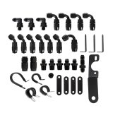 Holley Fox Body Fuel System Kits 526-26 Pump Kits, -8 AN, 525 lph Pump, 40 ft. Nylon Braided Hose, Regulator, Filter, Gas, E85, Kit thumbnail 2