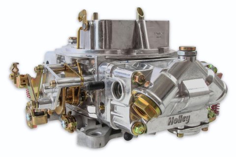 Holley 4150 Double Pumper Carburetors 0-4777S Carburetors, Model 4150, Pumper, 650 cfm, 4-Barrel, Square Bore, Manual Choke, Mechanical Secondaries, Dual Inlet, Shiny Finish, Each thumbnail 3