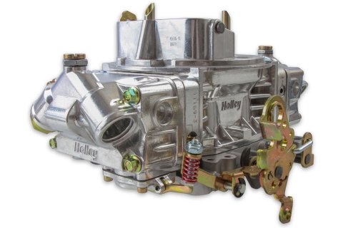 Holley 4150 Double Pumper Carburetors 0-4777S Carburetors, Model 4150, Pumper, 650 cfm, 4-Barrel, Square Bore, Manual Choke, Mechanical Secondaries, Dual Inlet, Shiny Finish, Each thumbnail 4