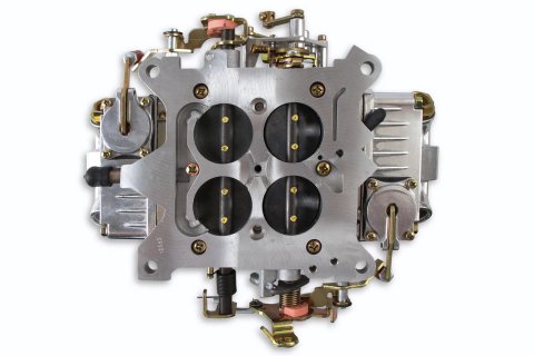 Holley 4150 Double Pumper Carburetors 0-4777S Carburetors, Model 4150, Pumper, 650 cfm, 4-Barrel, Square Bore, Manual Choke, Mechanical Secondaries, Dual Inlet, Shiny Finish, Each thumbnail 6