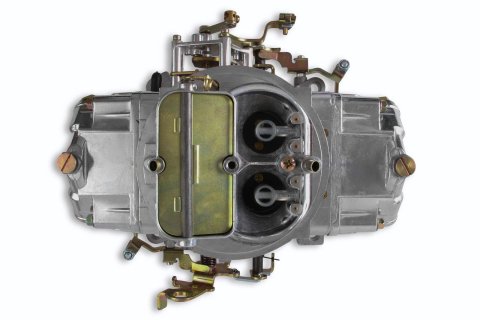 Holley 4150 Double Pumper Carburetors 0-4777S Carburetors, Model 4150, Pumper, 650 cfm, 4-Barrel, Square Bore, Manual Choke, Mechanical Secondaries, Dual Inlet, Shiny Finish, Each thumbnail 7