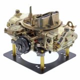Holley 4150 Classic Carburetors 0-80783C Carburetors, Model 4150, 650 cfm, 4-Barrel, Square Bore, Electric Choke, Vacuum Secondaries, Dual Inlet, Gold Dichromate, Ford Kickdown, Each thumbnail 1