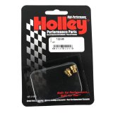 Holley Standard Main Jets 122-96 Carburetor Jets, Main, Gasoline, Number 96, Jet Size 0.1195 in., Brass, 1/4 in.-32 Thread, Pair thumbnail 1