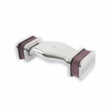 Holley Hi-Tek Air Cleaners 64280 Cleaners, Holley, Hi-Tek, Cleaner Assembly, Dropped Style, Rectangular, Aluminum, Polished, Plain Top, Red Filter, with Threaded Rod, Each thumbnail 2