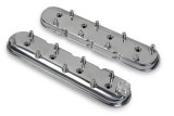 Holley Aluminum LS Valve Covers 241-90 Covers, LS, Centerbolt, Plain Top, Cast Aluminum, Polished, Baffled, Chevy, LS, 4.8L, 5.3L, 5.7L, 6.0L, 6.2L, 7.0L, Pair thumbnail 5