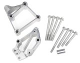 Holley LS Engine Accessory Drive Kits 21-3 Bracket Spacer Kits, Aluminum, Natural Finish, Long Alignment, Chevy, Small Block LS, Each thumbnail 1