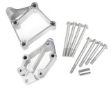 Holley LS Engine Accessory Drive Kits 21-3 Bracket Spacer Kits, Aluminum, Natural Finish, Long Alignment, Chevy, Small Block LS, Each thumbnail 2