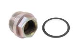 Holley Fuel Fittings 26-162 Fittings, Bowl Adapter, Inverted Flare, 7/8 in.-20, Male, Outer Thread, 5/8-18 in. Female, Inner Thread, Steel, Zinc, 3/4 in. Hex Body, Each thumbnail 4