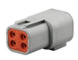 Holley Y Fittings 26-163 Wire Harness, Horse Shoe Bulkhead, 4-wire, Polymer, Black, 14 gauge wire, 24 in. Long, fits In-tank or Fuel Cell, Kit thumbnail 7
