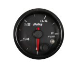 Holley Analog Standalone Gauges 26-614 Gauge, Standalone, Fuel Level, E-F, Programmable, 2 1/16 in. Diameter., Analog, Full Sweep, Illuminated, for Electrical Sending Unit, Black Face, Each thumbnail 1
