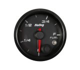 Holley Analog Standalone Gauges 26-614 Gauge, Standalone, Fuel Level, E-F, Programmable, 2 1/16 in. Diameter., Analog, Full Sweep, Illuminated, for Electrical Sending Unit, Black Face, Each thumbnail 4