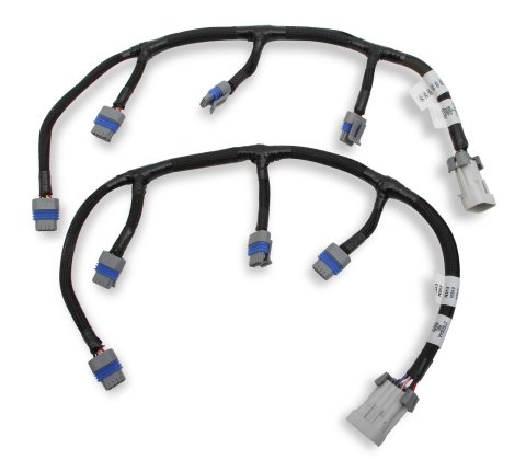 Holley LS Coil Harnesses 558-321 Ignition Wiring Harnesses, EFI, Replacement, Harness, Plug-and-Play, OE Connectors, Not for LS1/LS6, Chevy, Engine, Pair
