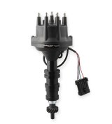 Holley EFI Dual-Sync Distributors 565-205BK Distributors, EFI, Dual-Sync, Hall Effect, Computer-controlled Advance, Male/HEI, Black Cap, Steel Gear, Black Housing, Ford, 5.4-7.0L, Each thumbnail 2