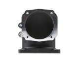 Holley Throttle Body Intake Elbows 300-240FBK Elbow, 105mm Bore Size, Aluminum, Black, 5.12 in. Height, Ford, Each thumbnail 3