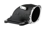 Holley Throttle Body Intake Elbows 300-240FBK Elbow, 105mm Bore Size, Aluminum, Black, 5.12 in. Height, Ford, Each thumbnail 6