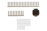 Holley Wiring Harness Connectors 570-348 Weatherproof Connectors, EFI, J4 Input/Output Connector, OEM Style, Black Plastic, includes Pins, Seals, TPA, Kit thumbnail 3