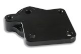 Holley Power Steering Mounting Plates 97-380 Brackets, Hemi Swap Adapter Plate, Aluminum, Black, Saginaw TC Pump, Cylinder Head Mount, Left Side, Hardware, Gen III, 5.7-6.4L, Each thumbnail 4