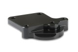 Holley Power Steering Mounting Plates 97-380 Brackets, Hemi Swap Adapter Plate, Aluminum, Black, Saginaw TC Pump, Cylinder Head Mount, Left Side, Hardware, Gen III, 5.7-6.4L, Each thumbnail 6