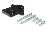 Holley Power Steering Mounting Plates 97-380 Brackets, Hemi Swap Adapter Plate, Aluminum, Black, Saginaw TC Pump, Cylinder Head Mount, Left Side, Hardware, Gen III, 5.7-6.4L, Each thumbnail 7