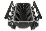 Holley LS Modular Lo-Ram EFI Intake Manifolds 300-670BK Manifolds. Modular, EFI, Base Only, Rectangular Port Head, Mulit-port, Cast Aluminum, Black Finish, Chevy, 6.0L, 6.2L, Each thumbnail 1