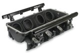 Holley LS Modular Lo-Ram EFI Intake Manifolds 300-670BK Manifolds. Modular, EFI, Base Only, Rectangular Port Head, Mulit-port, Cast Aluminum, Black Finish, Chevy, 6.0L, 6.2L, Each thumbnail 3