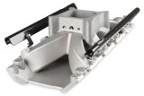 Holley EFI Intake Manifolds 300-276 Manifolds, Hi-Ram, Multi-port, Single Plane, 2,500-7,500 RPM Range, Standard Deck, Aluminum, Satin, Ford, 4.7L, 5.0L, Windsor, Each thumbnail 1