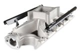 Holley EFI Intake Manifolds 300-276 Manifolds, Hi-Ram, Multi-port, Single Plane, 2,500-7,500 RPM Range, Standard Deck, Aluminum, Satin, Ford, 4.7L, 5.0L, Windsor, Each thumbnail 5