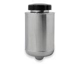 Holley Power Steering Remote Reservoirs 198-211 Reservoirs, Style, -8 AN Inlet, Female O-ring, -10 AN Outlet, Male Thread, Aluminum, Polished, with Fittings, Each thumbnail 2