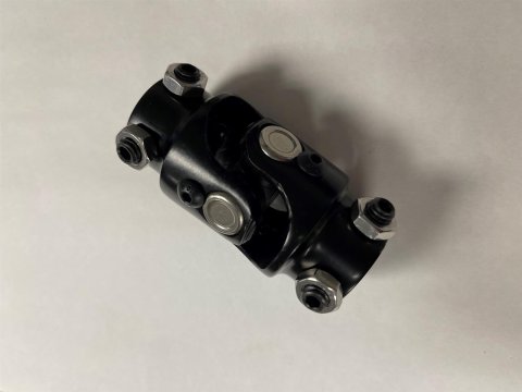 Holley Steering U-Joints 320-100 Joints, U-Joint, Single-Joint, Steel, Black Zinc, 3/4 in. 30-Spline, 3/4 in. DD, Hardware Included, Each