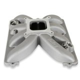 Holley Single Plane Carbureted Intake Manifolds 300-931 Manifolds, Plane, Carbureted, Square Bore Flange, Cast Aluminum, Satin Finish, Chrysler, Dodge, Jeep, Ram, 5.7-6.4L, Gen III, Hemi, Each thumbnail 1