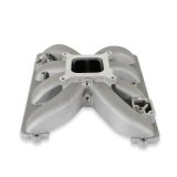 Holley Single Plane Carbureted Intake Manifolds 300-931 Manifolds, Plane, Carbureted, Square Bore Flange, Cast Aluminum, Satin Finish, Chrysler, Dodge, Jeep, Ram, 5.7-6.4L, Gen III, Hemi, Each thumbnail 5
