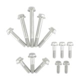 Holley LSA Accessory Drive Hardware Kits 97-263 Engine Bracket Components, Replacement, Supercharged Drive, Bolt Kit, Steel, Nickel Finish, Chevy, 6.2L, Kit thumbnail 1