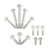 Holley LSA Accessory Drive Hardware Kits 97-263 Engine Bracket Components, Replacement, Supercharged Drive, Bolt Kit, Steel, Nickel Finish, Chevy, 6.2L, Kit thumbnail 8