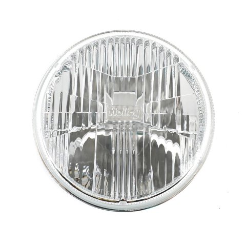 Holley RetroBright LED Headlights LFRB195 Headlight Conversion, RetroBright, Style, Sealed Beam, 5.75 in. Round Housing, Polycarbonate Lens, Clear, Bulb Not Included, Each
