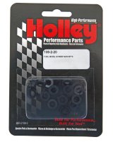 Holley Fuel Bowl Screw Gaskets 108-2-20 Carburetor Gaskets, Screw, Replacement, Nylon, Black, 20-piece, Set thumbnail 1