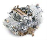 Holley 4150 Supercharger Carburetors 0-80573S Carburetors, Model 4150, Double Pumper, 750 cfm, 4-barrel, Square Bore, Manual Choke, Mechanical Secondaries, Dual Inlet, Shiny, Each thumbnail 1