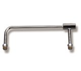 Holley Fuel Lines 34-550 Lines, Single Inlet, Female Thread, Dual Outlet, Male Thread, 5/8 in.-18 Inverted Flare, Steel, Chrome Finish, fits Model 4500, Dominator, Kit thumbnail 2