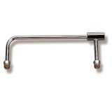 Holley Fuel Lines 34-550 Lines, Single Inlet, Female Thread, Dual Outlet, Male Thread, 5/8 in.-18 Inverted Flare, Steel, Chrome Finish, fits Model 4500, Dominator, Kit thumbnail 3