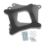 Holley 0.5 Inch Carburetor Spacer 17-62 Spacers, Open Center, 0.500 in. Thick, Phenolic Plastic, Black, 4150 Mounting Flange, Each thumbnail 1