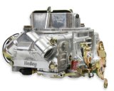 Holley 4160 Aluminum Street Carburetors 0-80458SA Carburetors, Model 4160, 600 cfm, 4-barrel, Square Bore, Electric Choke, Vacuum Secondaries, Dual Inlet, Shiny Finish, Ford Kickdown, Each thumbnail 4