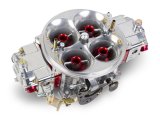 Holley Gen 3 Ultra Dominator Carburetors 0-80902RD Carburetors, Dominator, 1,050 cfm, 4-barrel, Mechanical Secondaries, Dual Inlet, Red and Shiny Finish, Annular Booster, 2-circuit, Each thumbnail 5
