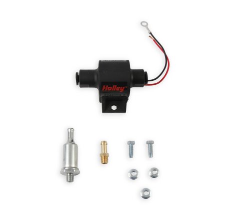 Holley Mighty Mite Electric Fuel Pumps 12-426 Pumps, Mite, Electric, 4 psi, 25 gph Free Flow Rate, 1/8 in. NPT Female Threads Inlet/Outlet, Each