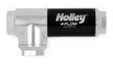 Holley EFI Filter Regulators 12-875 Fuel Filters, Aluminum, Pressure Regulator, Inline, Return, 59.5 psi, 10 Micron, Fuel Injection, 175 GPH, 3/8 in. NPT, Each thumbnail 2