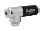 Holley EFI Filter Regulators 12-875 Fuel Filters, Aluminum, Pressure Regulator, Inline, Return, 59.5 psi, 10 Micron, Fuel Injection, 175 GPH, 3/8 in. NPT, Each thumbnail 7