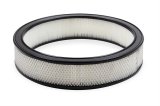 Holley Replacement Air Filter Elements 120-178 Elements, Round, Paper, White, 14 in. Diameter, 3 in. Tall, Each thumbnail 1