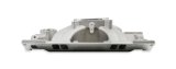 Holley Single Plane Carbureted Intake Manifolds 300-264 Manifolds, Plane, Carbureted, Standard Deck, 2,500-7,500 RPM Range, Aluminum, Satin Finish, 4150 Flange, Chevy, Gen I, 265ci-400ci, Each thumbnail 4