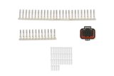 Holley I/O Connector Kits 570-345 Weatherproof Connectors, EFI, J2A Input/Output Connector, OEM Style, Black Plastic, includes Pins, Seals, TPA, Kit thumbnail 4