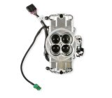 Holley Terminator X Stealth 4150 EFI Fuel Injection Systems 550-1001 Systems, X, EFI, Four Injectors, Throttle Body, Speed Density, Aluminum, Shiny, Tunable, Kit thumbnail 1