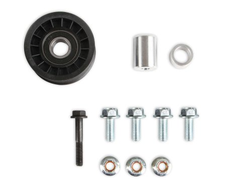 Holley Alternator Brackets 97-347 Brackets, Gen III Hemi, Relocation, Steel, Black, Cylinder Head Mount, Hardware included, Chrsyler, Dodge, Jeep, 5.7-6.4L, Each